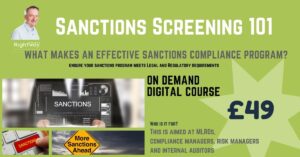 Sanctions 101 Digital Course from Rightway Compliance